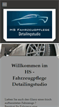 Mobile Screenshot of hs-fahrzeugpflege.com